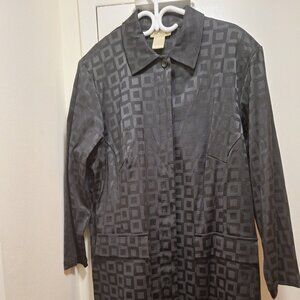 COTTON GENNY BLACK JACKET.